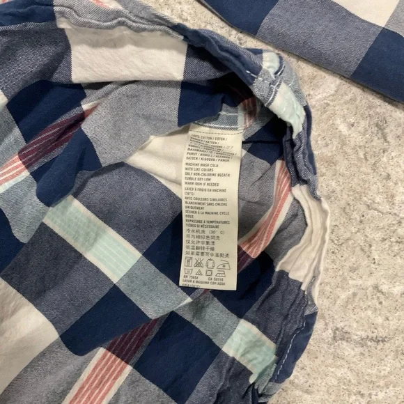 Hollister Multicolor Plaid Button up Hoodie—XL - Picture 5 of 6